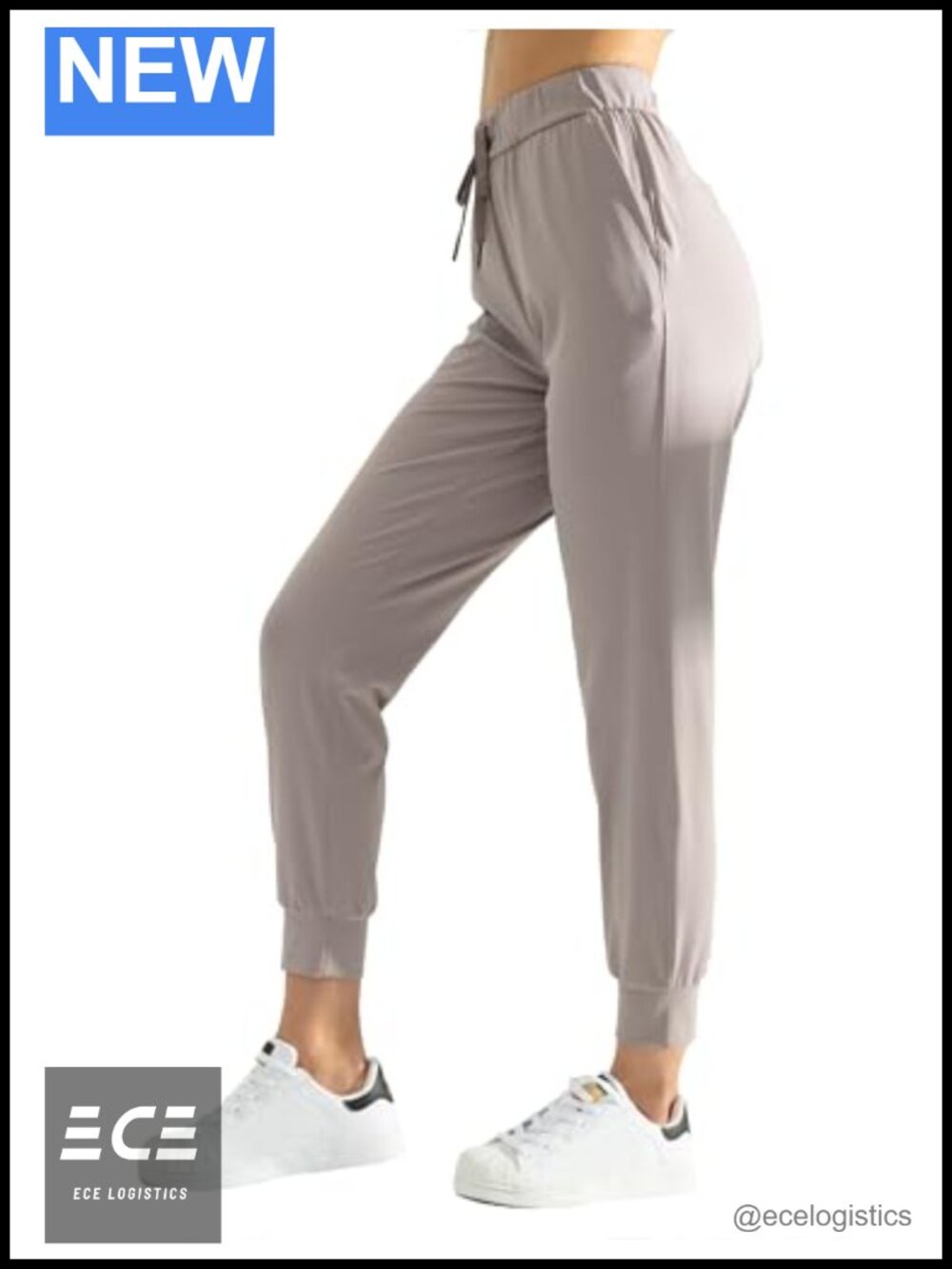 Women's Joggers Sweatpants Drawstring Pockets Tapered Lounge Athletic